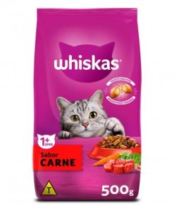 RACAO WHISKAS CARNE 500GR