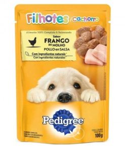 RACAO PEDIGREE FILHOTES FRANGO 100GR