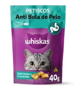 PETISCO WHISKAS ANTI BOLA DE PELO 40GR