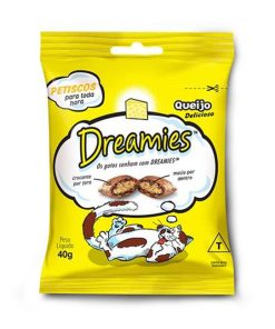 PETISCO GATOS DREAMIES QUEIJO 40GR