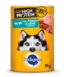 RACAO PEDIGREE PORCO E CARNE SHT 85GR