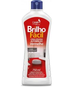CERA LIQ BRILHO FACIL VERMELHA 750ML