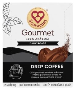 CAFE TRES CORAC DRIP COFF GOURM KARK 11G