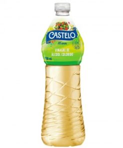 VINAGRE CASTELO ALCOOL COLORIDO 750ML