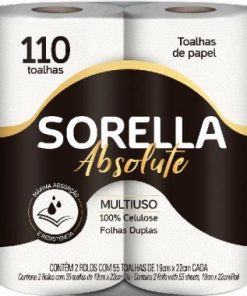 TOALHA PAPEL SORELLA ABSOLUTE 2UN