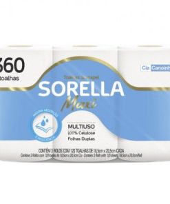 TOALHA PAPEL SORELLA MAXI 360 FL UN