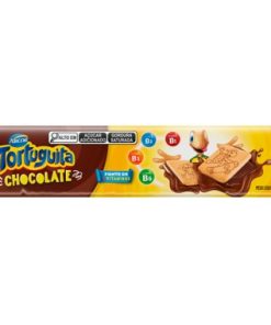 BISCOITO TORTUGUITA QUADR CHOCOLATE 130G