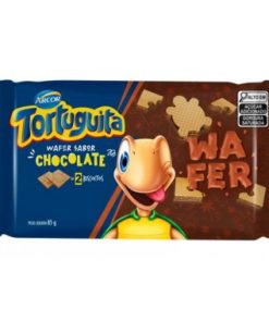 BISCOITO WAF TORTUGUITA CHOCOLATE 85GR