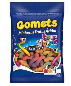 BALA DORI GOMETS MINHOCA ACIDA 150GR