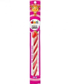 BALA DORI PESCOCO DE GIRAFA MORANGO 30GR
