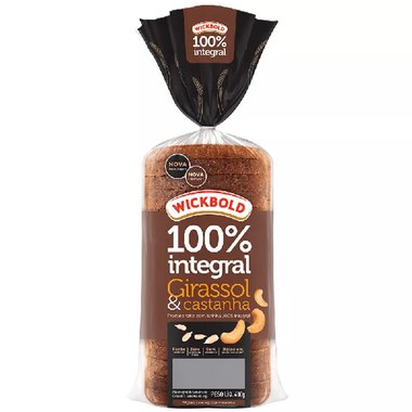 PAO WICKBOLD INT GIRASSOL CASTANHA 400GR PAO WICKBOLD INT GIRASSOL CASTANHA 400GR