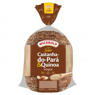 PAO WICKBOLD INT CASTANHA QUINOA 500GR