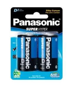 PILHA PANASONIC GRANDE D 2UN