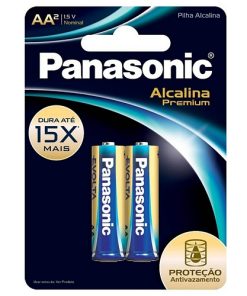 PILHA PANASONIC PEQUENA PREMMIUM AA 2UN