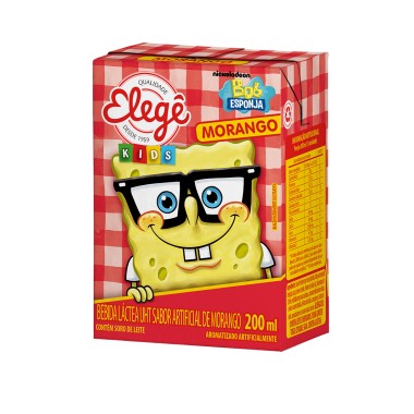 BEBIDA LACTEA ELEGE BOB ESPONJ MOR 200ML