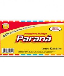 PRENDEDOR ROUPAS PARANA PLASTICO 12UN