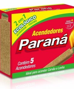 ACENDEDOR PARANA CARVAO LENHA BAST 5UN