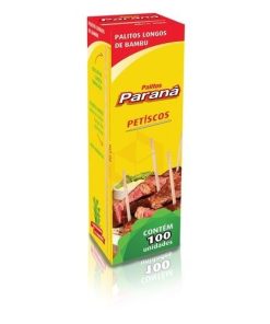 PALITO PARANA BAMBU 100UN