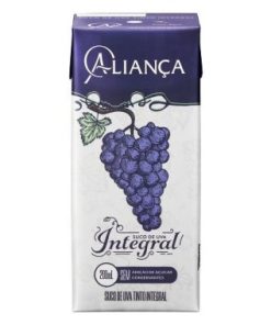 SUCO DE UVA ALIANCA INTEGRAL 200ML