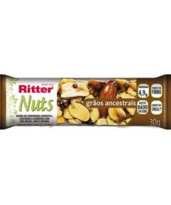 BARRA RITTER NUTS GRAOS ANCESTRAIS 30GR
