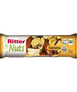 BARRA RITTER NUTS BANANA 30GR