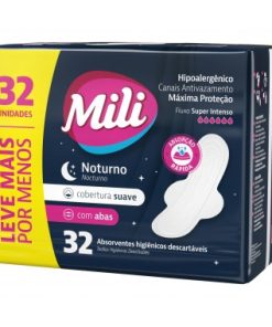 ABSORV MILI NOTURNO SUAVE C ABAS 32UN
