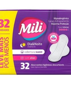 ABSORV MILI DIA NOITE SUAVE C ABAS 32UN