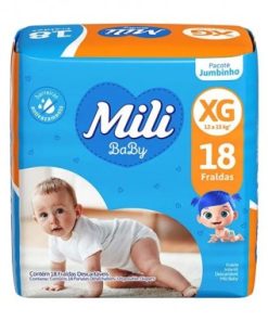 FRALDA MILI JUMBINHO XG 18UN