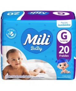 FRALDA MILI JUMBINHO G 20UN