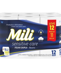 PAPEL HIG MILI NEUTRO F DUPLA 30MT C12UN