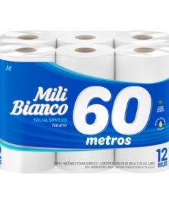 PAPEL HIG MILI NEUTRO 12X60MT