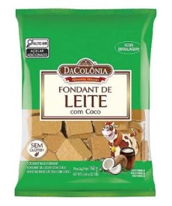 RAPADURA DACOLONIA LEITE C/COCO 160GR