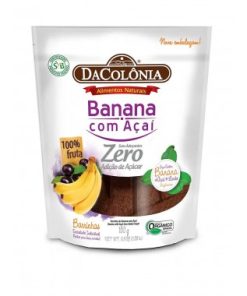 BARRINHA DACOLONIA BANANA ACAI ZERO 150G
