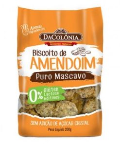 BISCOITO DACOLONIA AMENDOIM 200GR