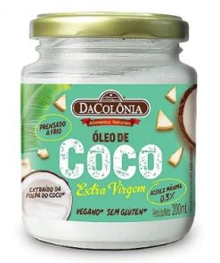 OLEO DE COCO DACOLONIA VIRGEM POTE 200ML