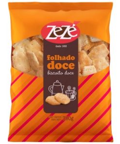 BISCOITO ZEZE FOLHADO DOCE 300GR