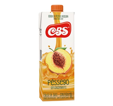 SUCO CBS PESSEGO 1L