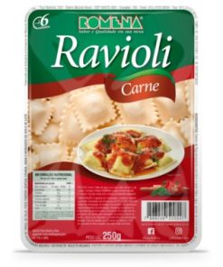MASSA ROMENA RAVIOLI CARNE 250GR