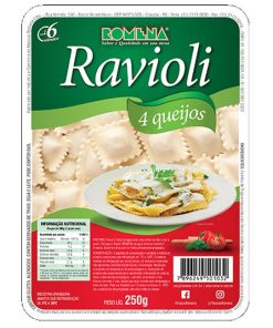 MASSA ROMENA RAVIOLI 4 QUEIJOS 250GR