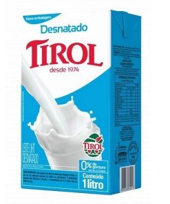 LEITE LV TIROL DESNATADO 1L