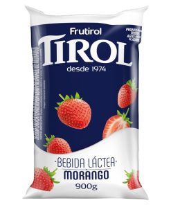 BEBIDA LACTEA TIROL MORANGO SC 900GR
