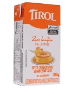LEITE CONDENSADO TIROL ZERO LACTOSE 395G
