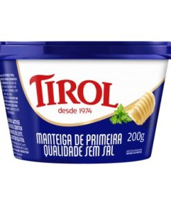 MANTEIGA TIROL TABLETE S SAL 200G
