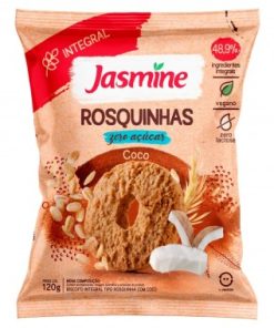 BISCOITO JASMINE ROSCA LIGHT COCO 150GR