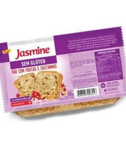 PAO JASMINE FRUTAS CASTANHAS S GLUT350GR