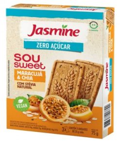 BISCOITO JASMINE SOU SWEET MARAC CHIA90G
