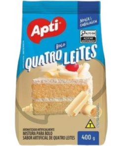 MISTURA BOLO APTI QUATRO LEITES PCT 400G