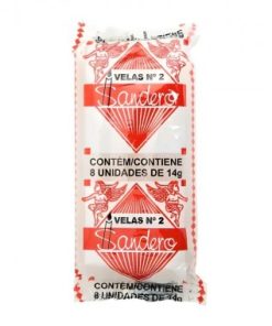 VELA SANDERO N.2 BRANCA C/8UN 14G