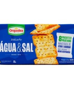 BISCOITO ORQUIDEA AGUA E SAL 320GR