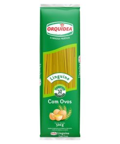 MASSA ORQUIDEA C OVOS LINGUINI 500GR